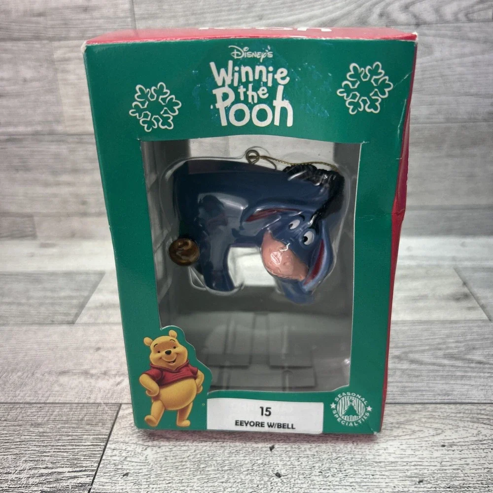 Disney's Winnie The Pooh #15 Eeyore w/Bell Ornament  RARE Christmas Tree Holiday